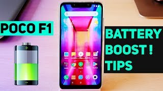 Poco F1 Tips  Get More Battery Backup [upl. by Ecraep]