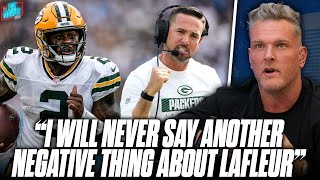 quotI Will Never Say Another Negative Thing About Matt LaFleurquot  Pat McAfee Show [upl. by Derej]