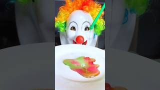 CLOWN EDIBLE BUBBLES 🫧🍭👻shorts funny comedy ytshorts tiktok viral food [upl. by Aihsad15]