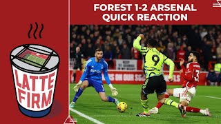 Nottingham Forest 12 Arsenal  Quick Reaction [upl. by Fredette]