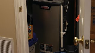 Full run up and rundown of Lennox SLP99V VariableCapacity Gas Furnace [upl. by Pfister780]