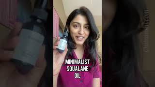 shorts I Tried MINIMALIST SQUALANE oil ✨ youtubeshorts [upl. by Davilman]