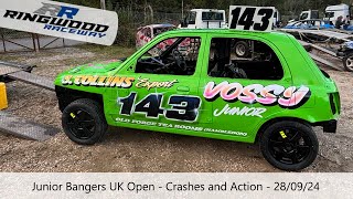 Ringwood Raceway 280924  Crashes and Action [upl. by Elda]