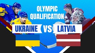 UKRAINA VS LATVIJA  2026 GADA OLIMPISKO SPĒĻU KVALIFIKĀCIJA HOKEJĀ [upl. by Hubing900]