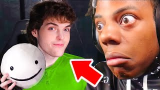 iShowSpeed Reacts To Dreams Face Reveal😂 [upl. by Ayisan]