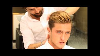 Men´s hairstyles 2015  Comb Over Undercut by Kochi [upl. by Lakim357]