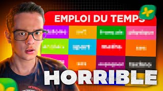 Les PIRES emplois du temps de ma communauté [upl. by Kcirderfla]