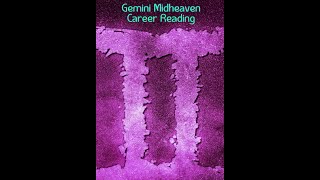 Gemini Midheaven February  Career Reading [upl. by Giglio521]