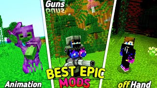 Top 3 Best Mods for Minecraft PE 121  survival mods for MCPE minecraft [upl. by Louth839]