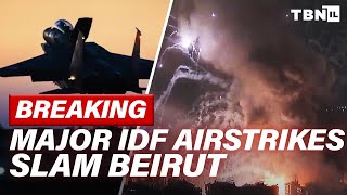 BREAKING IDF Airstrikes SLAM Hezbollah In Beirut Saudi Prince CONDEMNS Israel  TBN Israel [upl. by Doralynne]