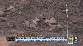 Firefighters give tour of Yarnell Hill fire site [upl. by Margalit639]