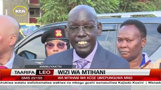 Katibu wa wizara ya elimu Belio Kipsang asema wizi wa mtihani wa KCSE umepunguwa mno [upl. by Monahan]