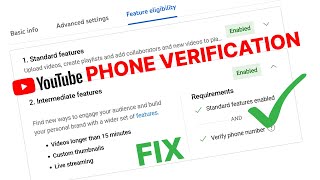 Youtube Phone Verification Not Working DO THIS [upl. by Anitroc714]
