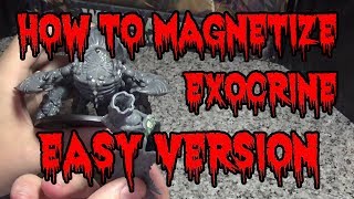 How to Magnetize A Tyranid Exocrine  Haruspex Very Easy Only 3 magnets [upl. by Lanny202]