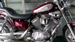 Virago 535 single carb Sound bst 40 mikuni [upl. by Allebara]