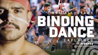 Latrell Mitchell and Nicho Hynes help explain the NRL AllStars War Cry [upl. by Danby393]