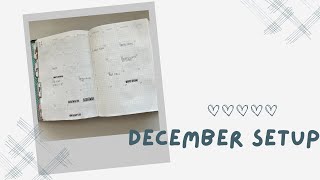 December Planner Setup  Sterling Ink  Cocoa Daisy [upl. by Ryon]