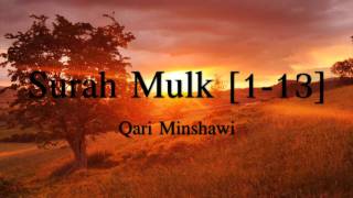 Beautiful Recitation of Surah Mulk 113 by Qari Minshawi [upl. by Si]