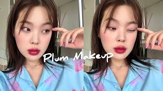 EngEspñ 마스크 묻지 않는 여름 메이크업 GRWM 🍇 Maskproof makeup [upl. by Akirehc]