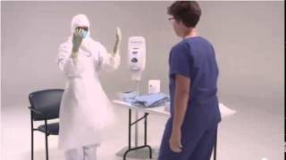 Ebola PPE N95 Coverall Donning and Doffing [upl. by Wind]