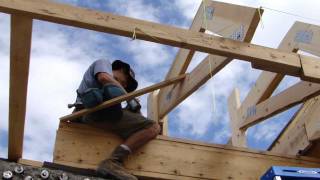 How to Build an Earthship Metal Roof  Part III [upl. by Phillip]