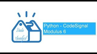 Python  CodeSignal Modulus 6 [upl. by Robbin872]