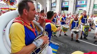 Fêtes de Bayonne 2019  la banda de Cournon de lASM Clermont se déchaîne [upl. by Eselrahc]