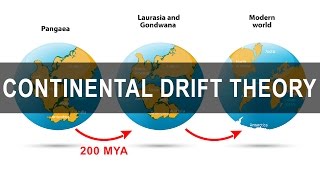 Continental Drift Theory  Alfred Wegener  Pangea  Gondwanaland [upl. by Vladimar]