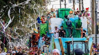 WATCH  Mardi Gras 2024 Celebrations underway in New Orleans [upl. by Jorey235]