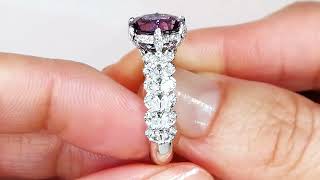 Ceylon Lavender Spinel Ring at 31 carats by Kat Florence KF07973 [upl. by Osbourn]