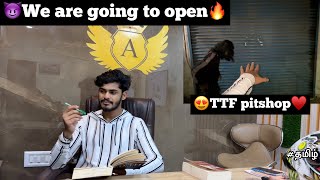 😈We are going to open🔥TTF Pitshop♥️  TTF  Tamil  Motovlog  TTF vasan  Youtuber  biker’s shop [upl. by Christis]