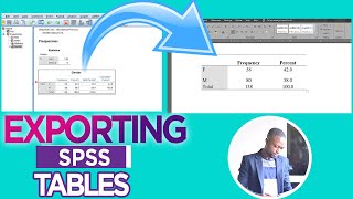 Exporting Tables from SPSS to Word  How to format your table for publication [upl. by Ennaeiluj]