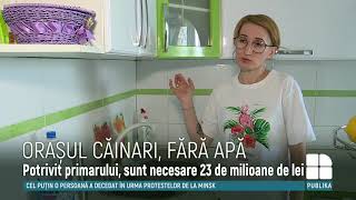 Oraşul Căinari fără apă Oamenii sunt nevoiți să se folosească de apa din fântâni [upl. by Ahseinet]