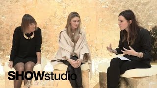 London Womenswear  Roundup Spring  Summer 2015 Panel Discussion [upl. by Anaeel272]