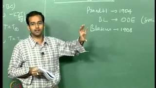 Mod01 Lec12 Laminar External flow past flat plate Blasius Similarity Solution [upl. by Hogg]