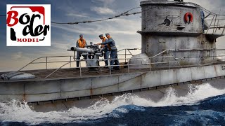 Building a 135 Stormy Sea Diorama Type VIIC UBoat Scale Model  Part 3 [upl. by Leber]