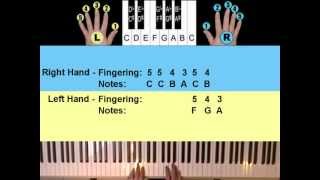 Really Easy Beginners Keyboard Songs  Annies Song [upl. by Pederson]