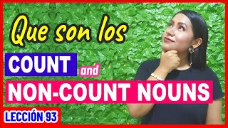 Sustantivos Contables e Incontables en Ingles ✅ INGLÉS CHÉVERE 93 😎 [upl. by Alyakam622]