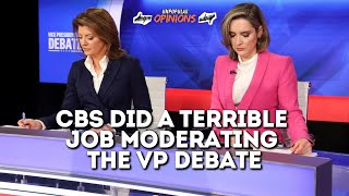 CBS had an obvious bias in Vice Presidential debate [upl. by Bronwen]