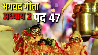 भगवद गीता अध्याय २ पद ४७ [upl. by Rowland]