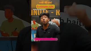 5 minute rule study education shobhitnirwan new trending shotsvideo motivation strategy [upl. by Nelo]