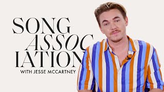 Jesse McCartney Sings John Mayer “Leavin’” amp “Beautiful Soul” in a Game of Song Association  ELLE [upl. by Schinica]