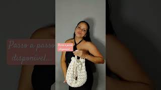 PASSO A PASSO Vem tomar nota😂crochet bolsadecrochebag handmade diy bolsadecrochefacil crochet [upl. by Miko]