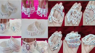 letest heavy silver Payal designnew दुलहन Payal designPayal ki design new payalbeautiful Payal [upl. by Euqilegna]