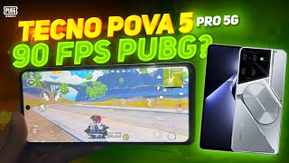 Tecno Pova 5 Pro 5G Pubg Test Best Sensitivity  Controls🔥  90120 Fps Pubg Review❤ [upl. by Ibot]