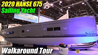 2019 Hanse 675 Sailing Yacht  Deck and Interior Walkaround  2019 Boot Dusseldorf [upl. by Isewk]