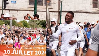 REVIVEZ LE PASSAGE DE LA FLAMME OLYMPIQUE À MONTARGIS 🇨🇵LE 10 JUILLET 2024 [upl. by Bringhurst]