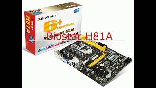 Biostar H81A Mining Motherboard Anakart Ethereum Rig ayarları [upl. by Alansen]