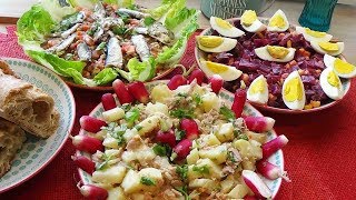 3 Salades de saison en plat principal ou accompagnement [upl. by Cosetta]