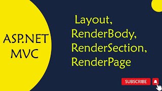 51ASPNET MVC Layouts RenderBody RenderSection and RenderPage in ASPNET MVC in Telugu [upl. by Yriek]